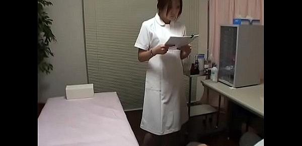 Japanese Voyeur Footage of Clumsy Nurses Making up for Their Mistakes to a Dominant Doctor 1 [upload king]